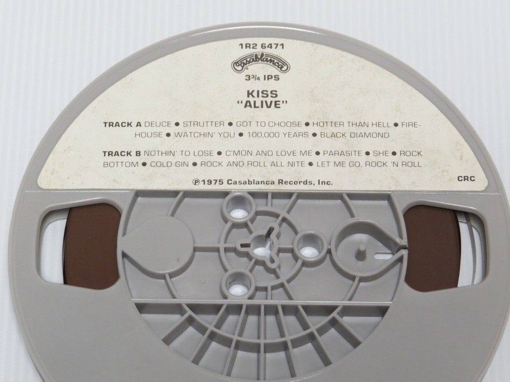 KISS ALIVE! REEL TO REEL TAPE 1975 AUCOIN