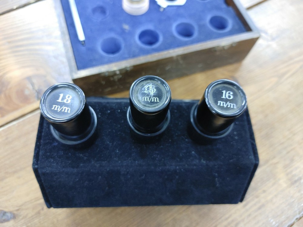 Spencer Microscope Lens Kit Including Eye Pieces & Objective Lenses