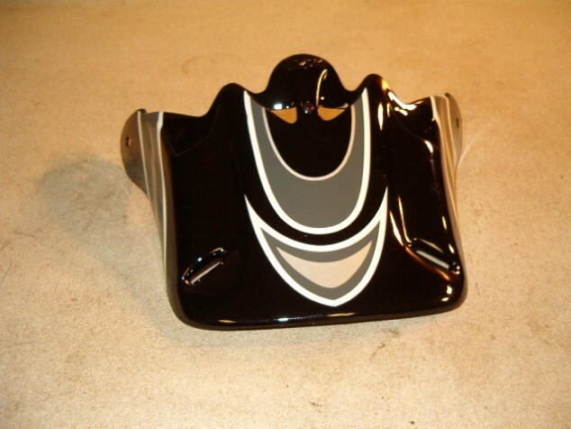 Black & Silver Visor for O'Neal WF540 Helmets- NEW!