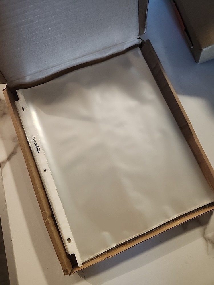 Sheet Protectors for 3 Ring Binder Heavyweight Polypropylene 45 Pack