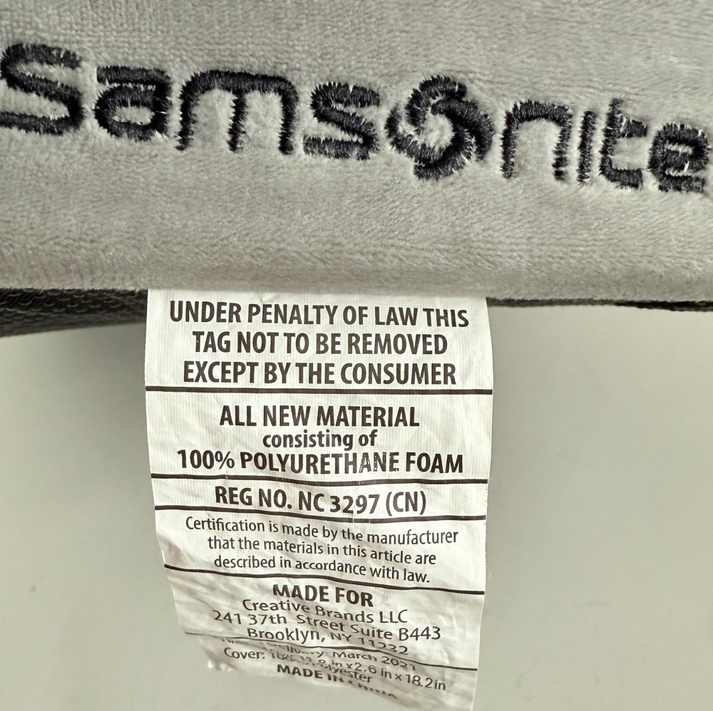 Samsonite Lumbar Support Seat Cushion Memory Foam