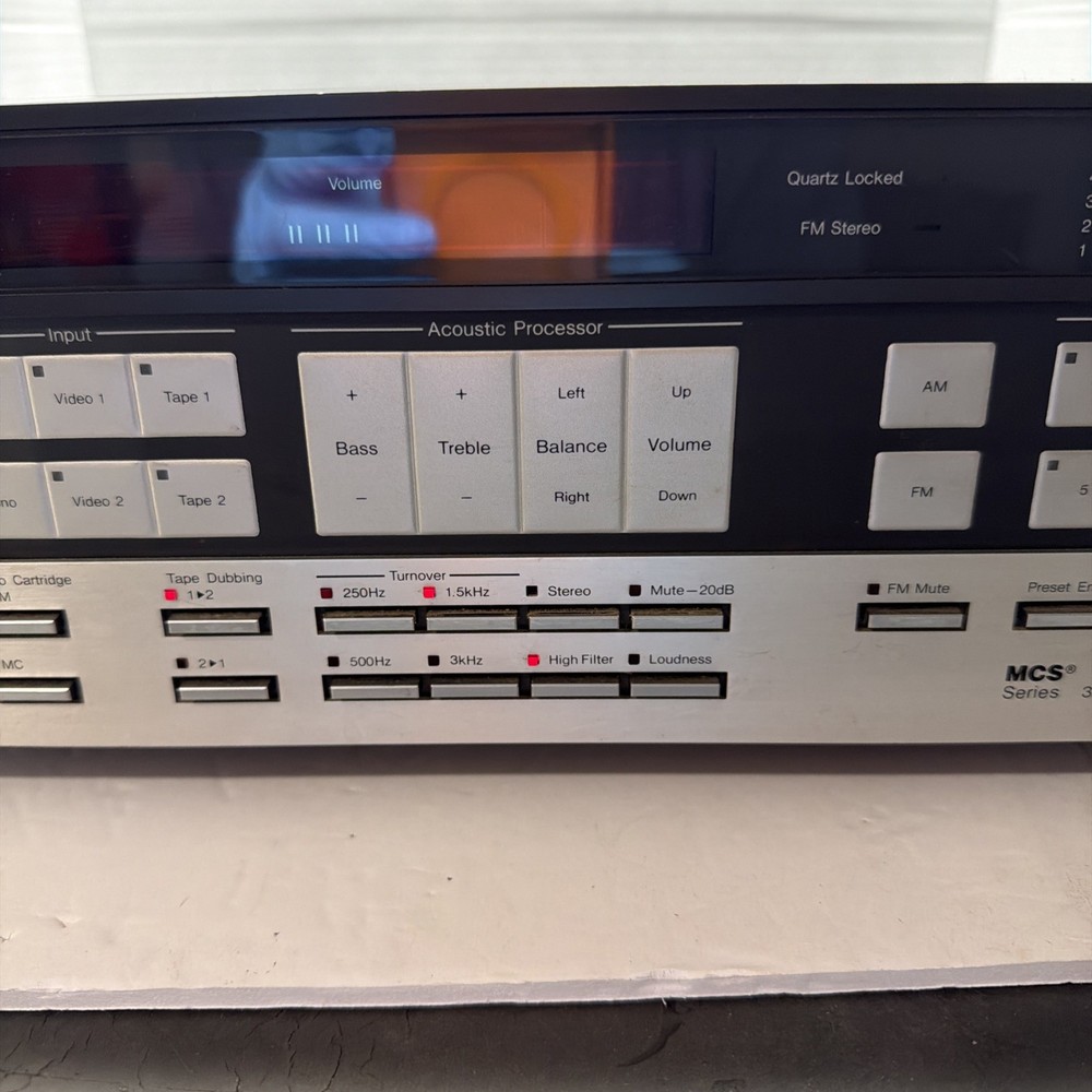 MCS 3265 Digital Synthesized Stereo Receiver Vintage Untested . Powers On .