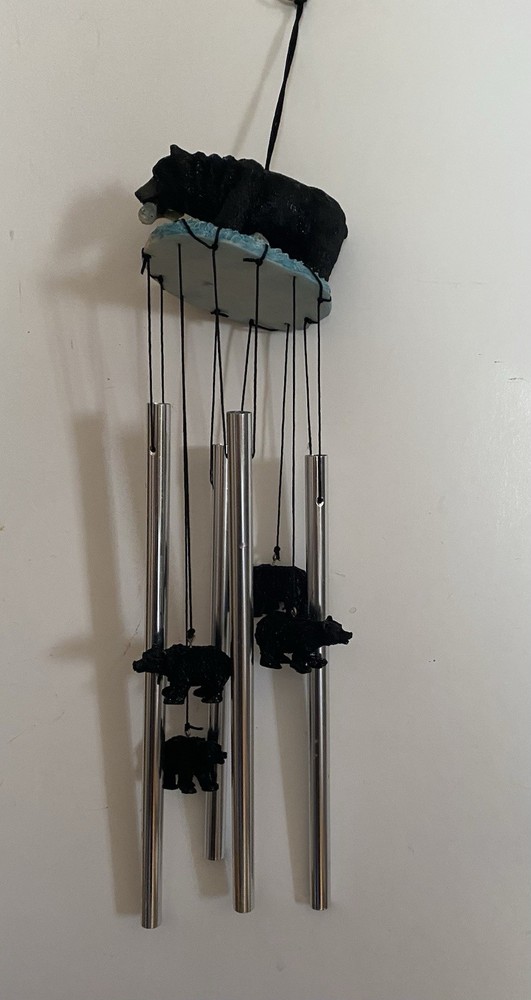 Bear Wind chime 5”x3.5”x20”