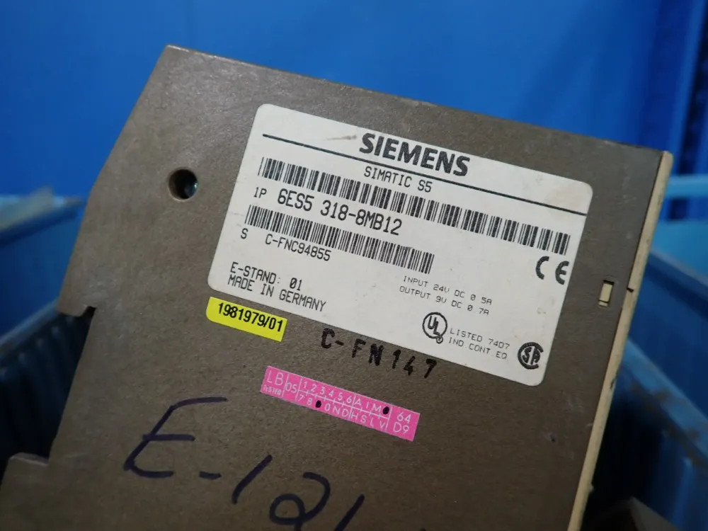 SIEMENS INPUT/OUTPUT MODULE 10251190324