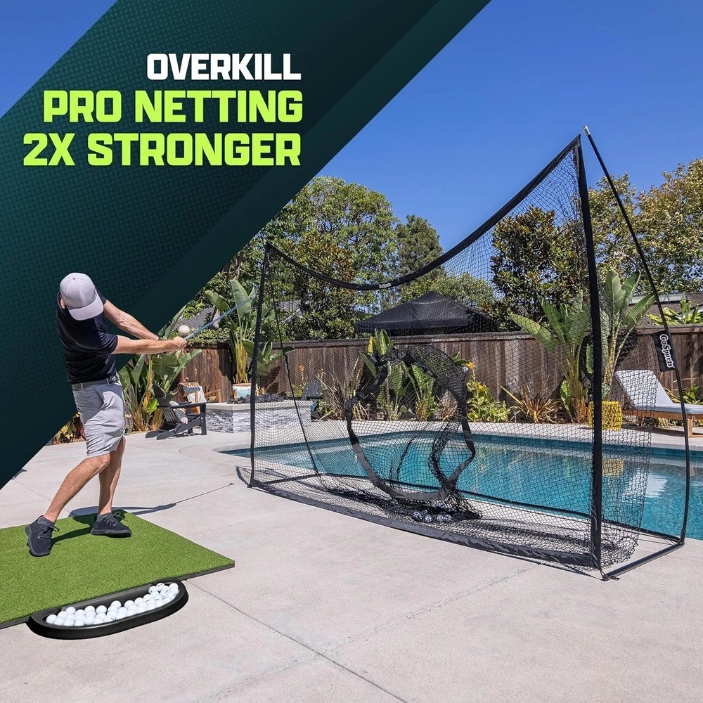 Golf Practice Hitting Net - Choose Between Huge 10 x 7 ft or 7 x 7 ft Nets - ...