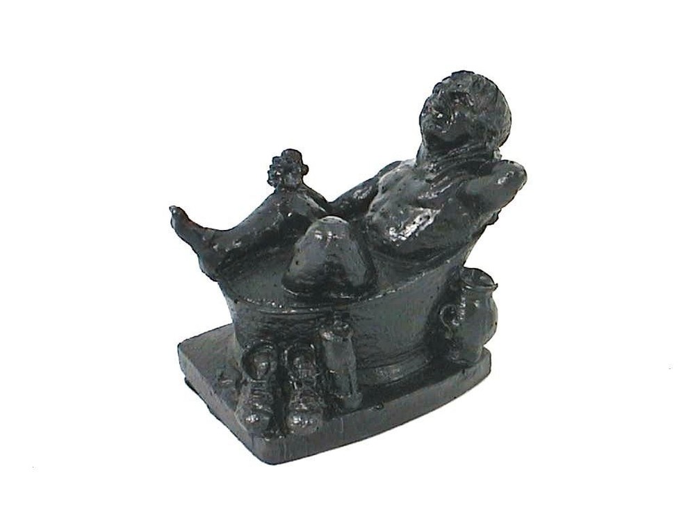 Small Miner in Bath - Mining Memorabilia Made with British Coal