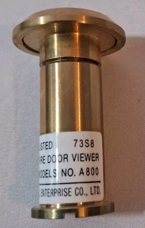 NEW OLD STOCK ~ 200 Degree Solid Brass Door Viewer Code #94014 Model # UL200
