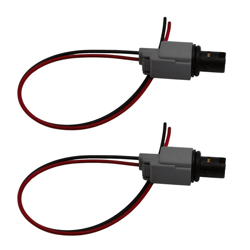 Lanphitus 2Pcs Side Marker Light Park Lamp Bulb Socket Connector Plug Pigtail...
