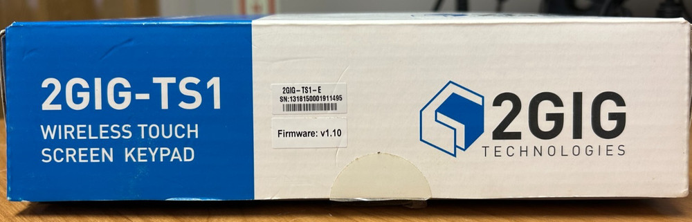 2GIG Technologies 2GIG-TS1-E Wireless Touch Screen Keypad