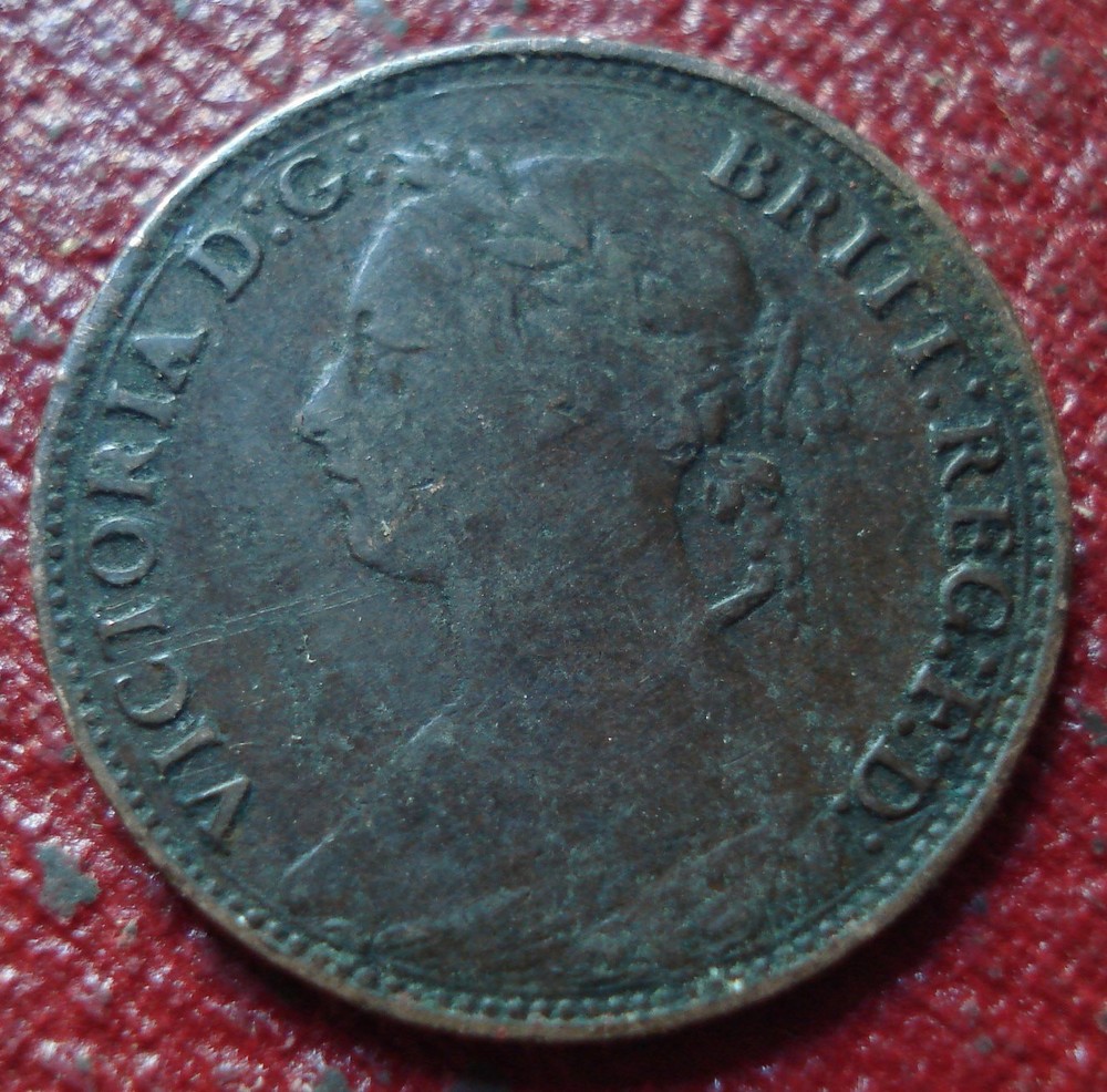 1881 BRITISH FARTHING IN FINE CONDITION