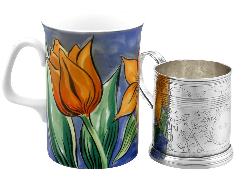 Sterling Silver Mug Antique (1690)