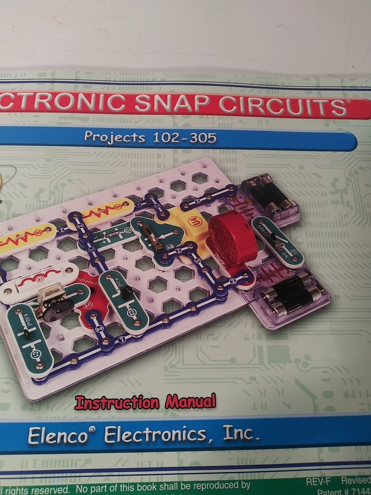 Electronic Snap Circuits Projects 102-305 Instruction Manual 2007