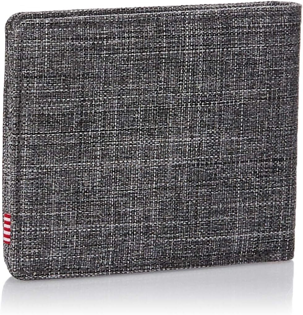 Herschel Unisex Roy RFID Bi-Fold Wallet - Raven Crosshatch