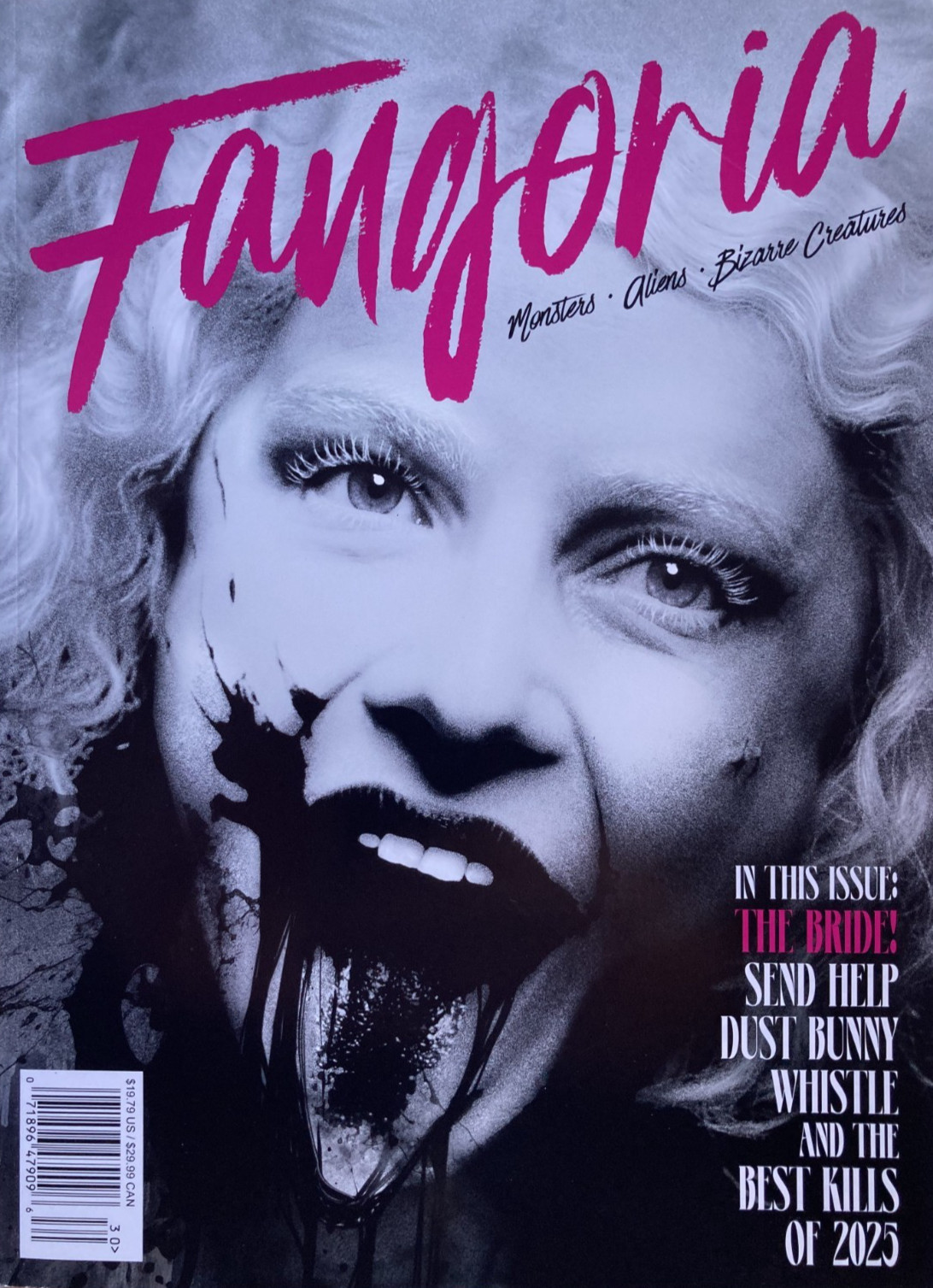 THE BRIDE! 2026 FANGORIA Magazine / SEND HELP / DUST BUNNY / WHISTLE / New