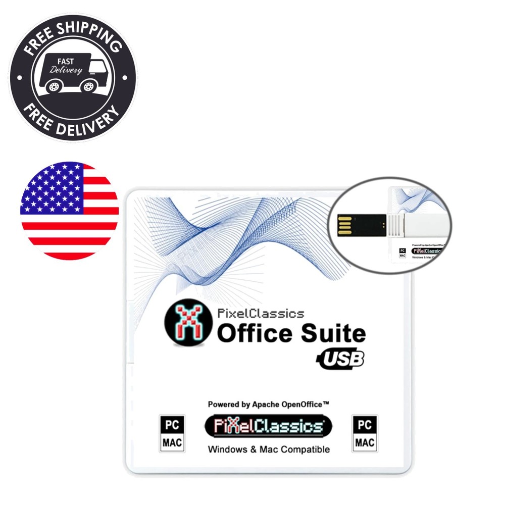 Office Suite 2026 USB | Complete MS Office Replacement by Apache OpenOffice