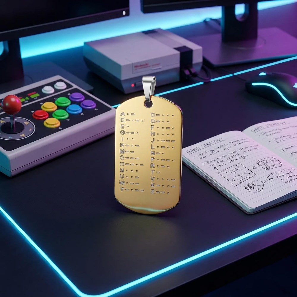 CW Morse Code Commemorative Chips, 1 PCS Morse Code Chip Explore The Learn in...