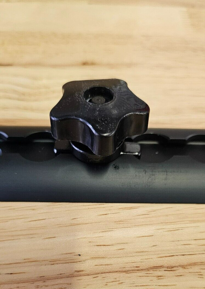 Finally a threaded knob stud for your L-Track! No tools needed! Silver version.