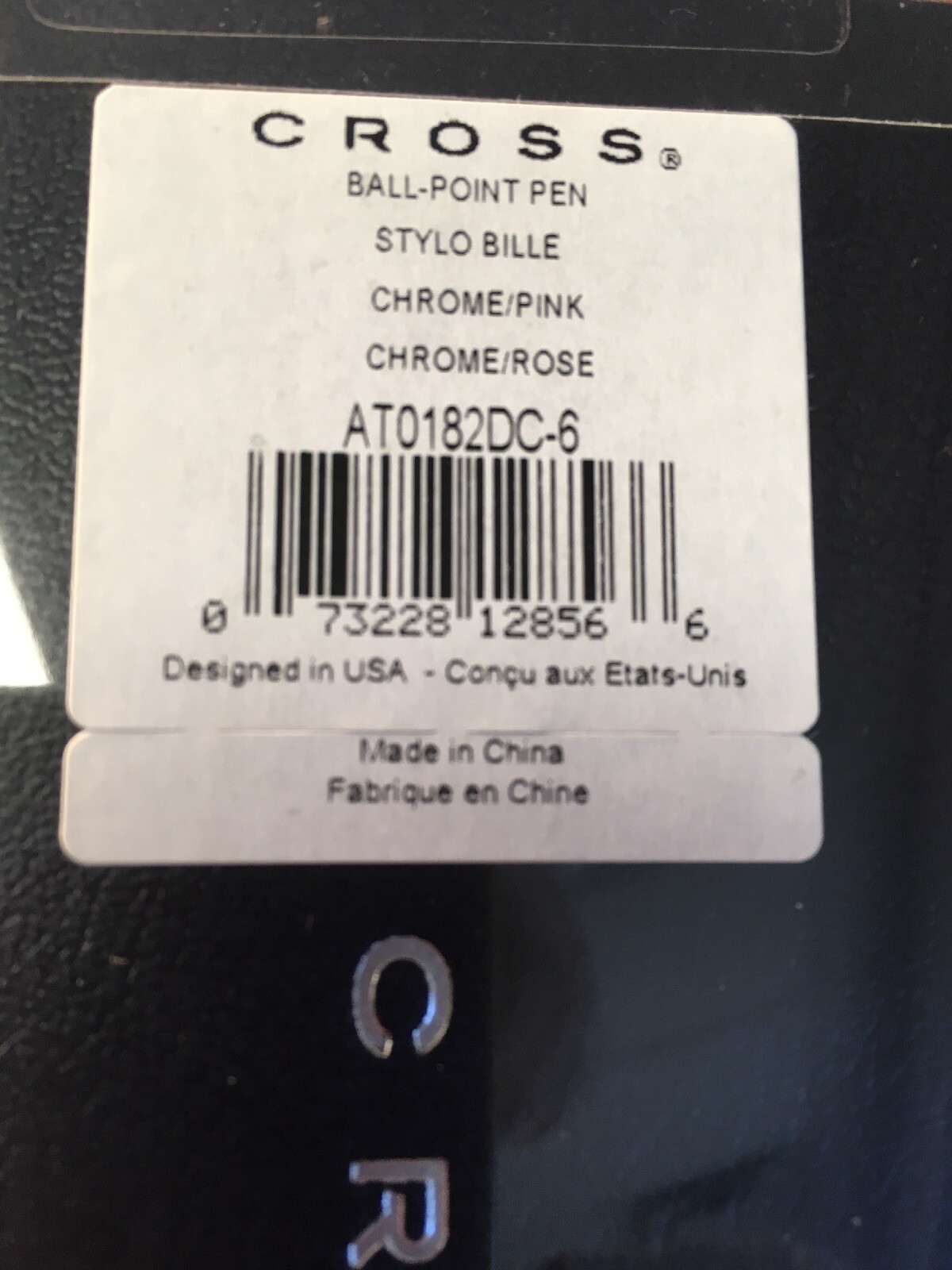 Cross Parasol Chrome and Pink Twist Ballpoint Pen -- DAMAGED PACKAGING