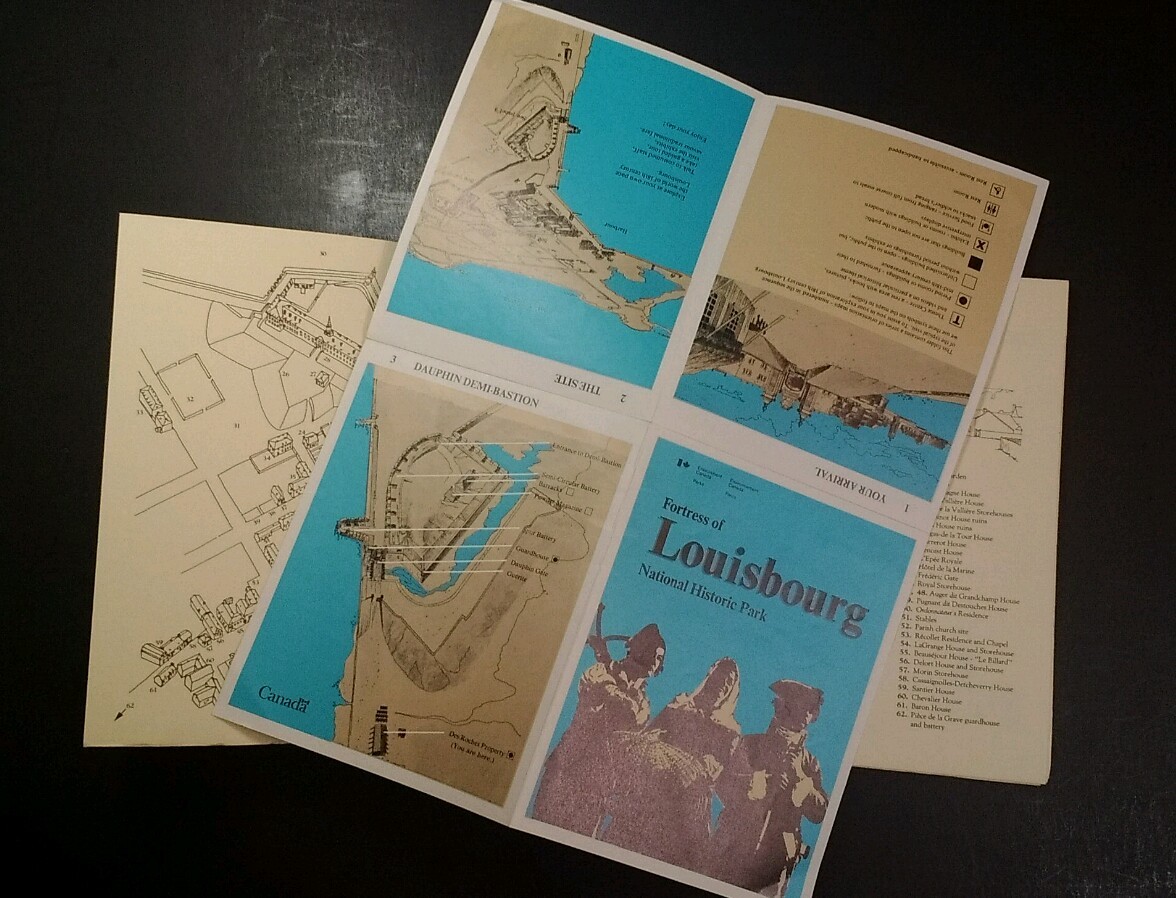 Fortress Of Louisbourg Guide 1981 with Map & Insert RARE VHTF