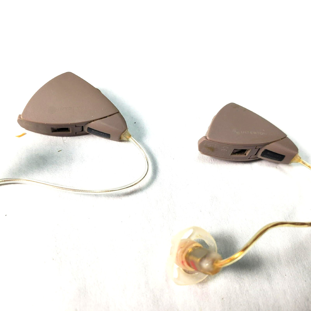 Interton Cosmo Hearing Aids(2) C461 DRW (BTE) Streamer Remote Instructions AS-IS