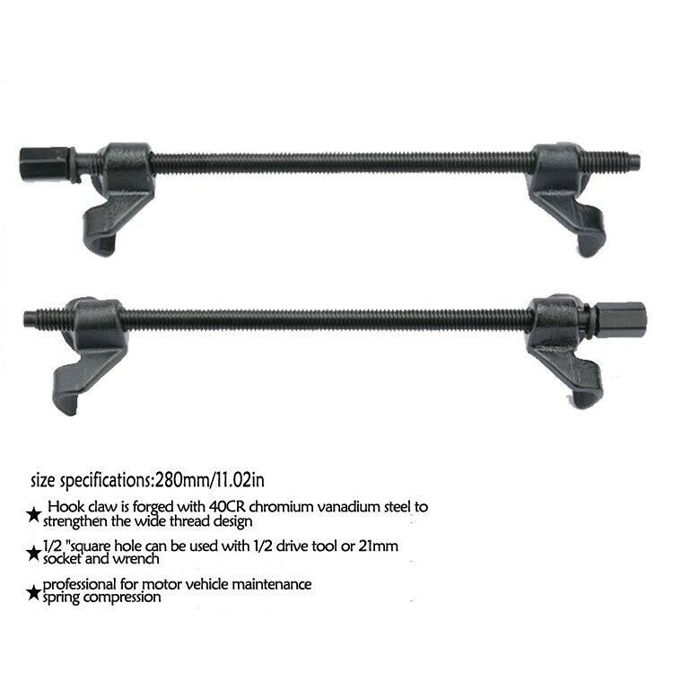 2x 11 inch 280mm Coil Spring Compressor Strut Remover Installer Tool Kit