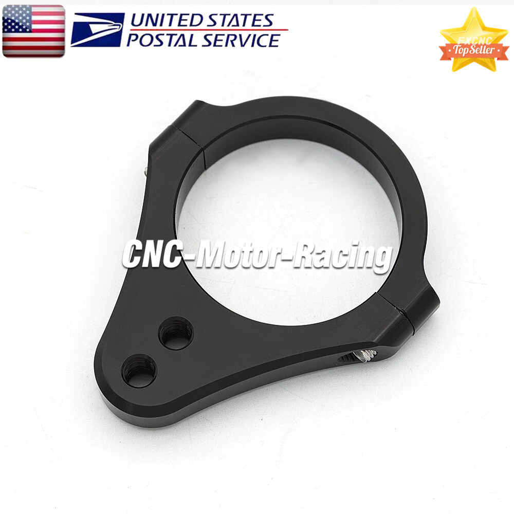54mm CNC Universal Steering Damper Fork Frame Mount Clamp Bracket Holder Front