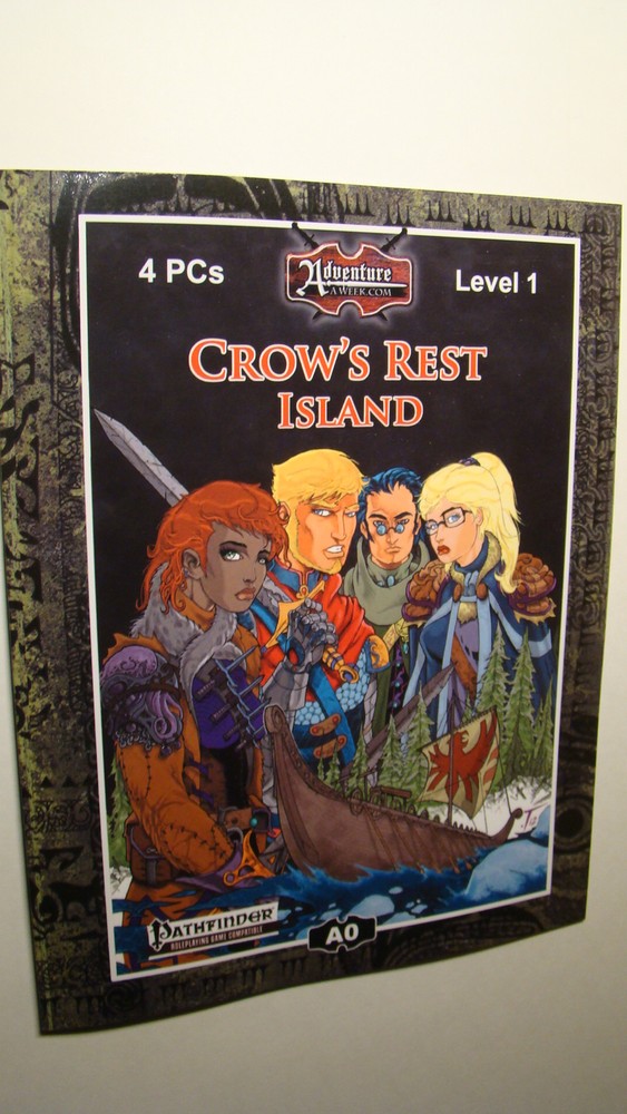 MODULE - CROW'S REST ISLAND *NM/MT 9.8* DUNGEONS DRAGONS PATHFINDER