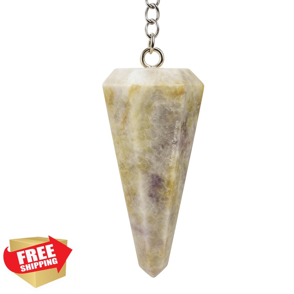 Hackmanite Crystal Pendulum Dowsing Divination Gemstone