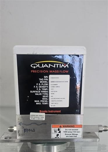 Brooks Quantim Precision Mass Flow Controller- 1500psi 0.4 GM/MIN -35