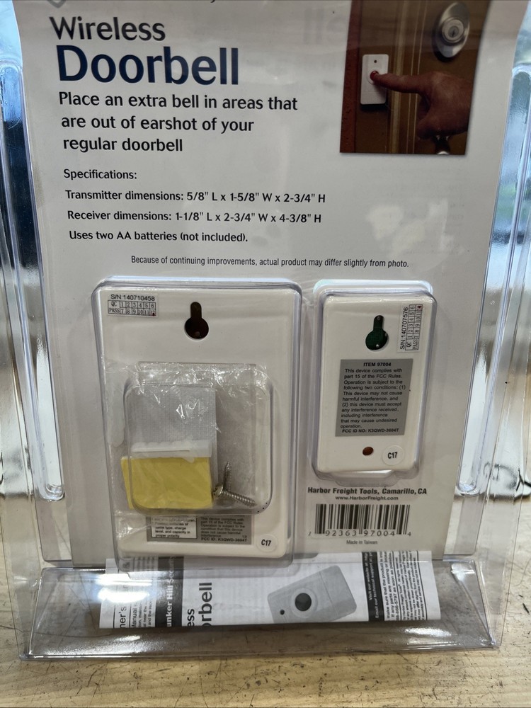 Bunker Hill Wireless Doorbell 97004