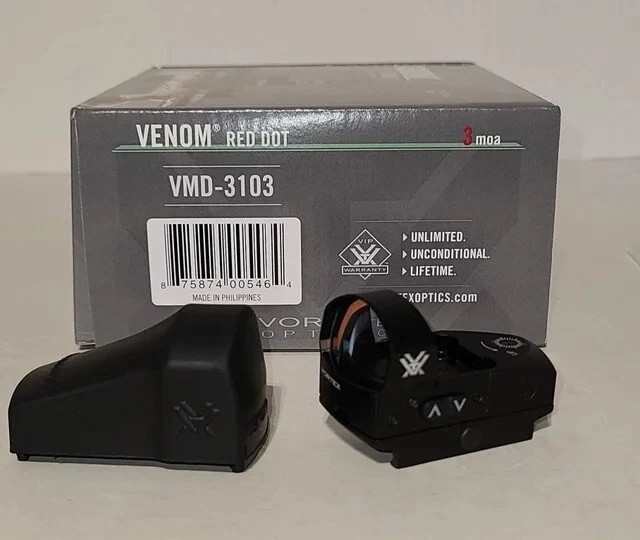 Original Vortex Venom Micro Red Dot Reflex Sight Optics 3 MOA Black (VMD-3103)