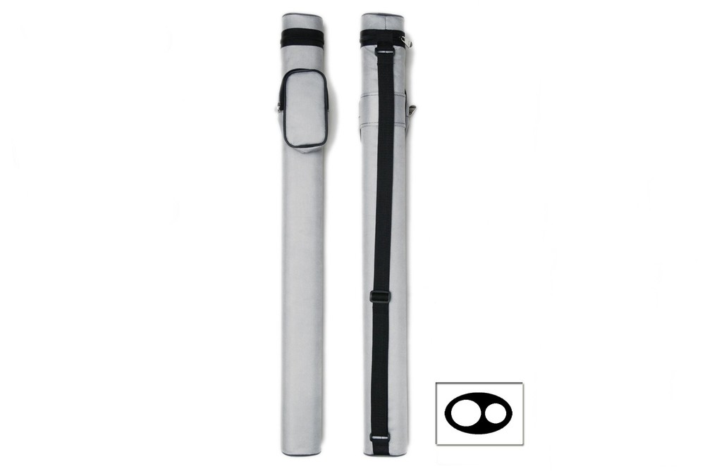 Delta MACARON 1x1 Hard Pool Cue Case Grey.