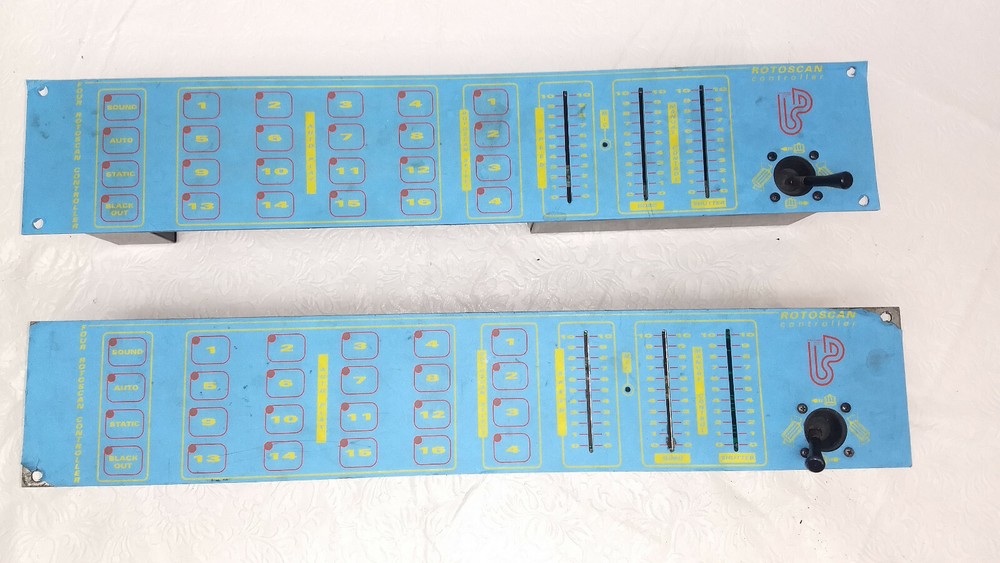 * LOT OF 2 * Programmi Sistemi Luce Rotoscan Controllers