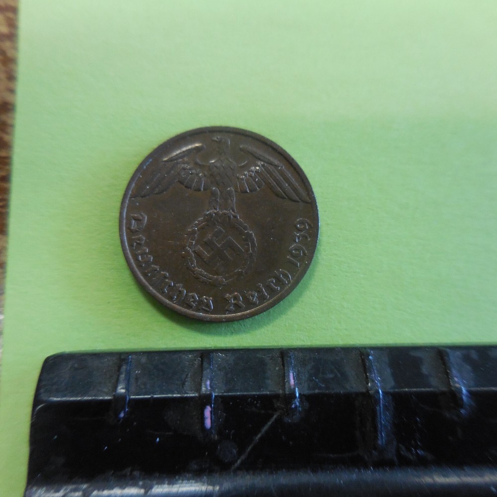 1 Reichspfennig 1939 B Germany Third Reich