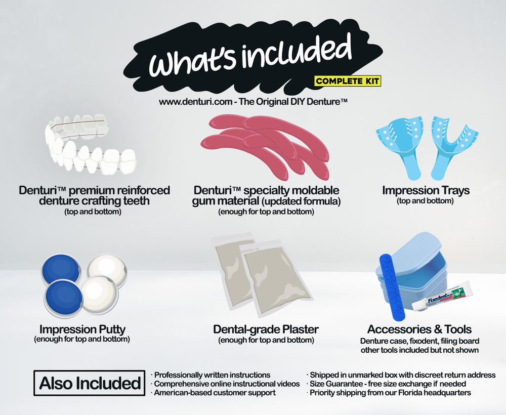Make-Your-Own Denture Kit (Easy and Affordable)