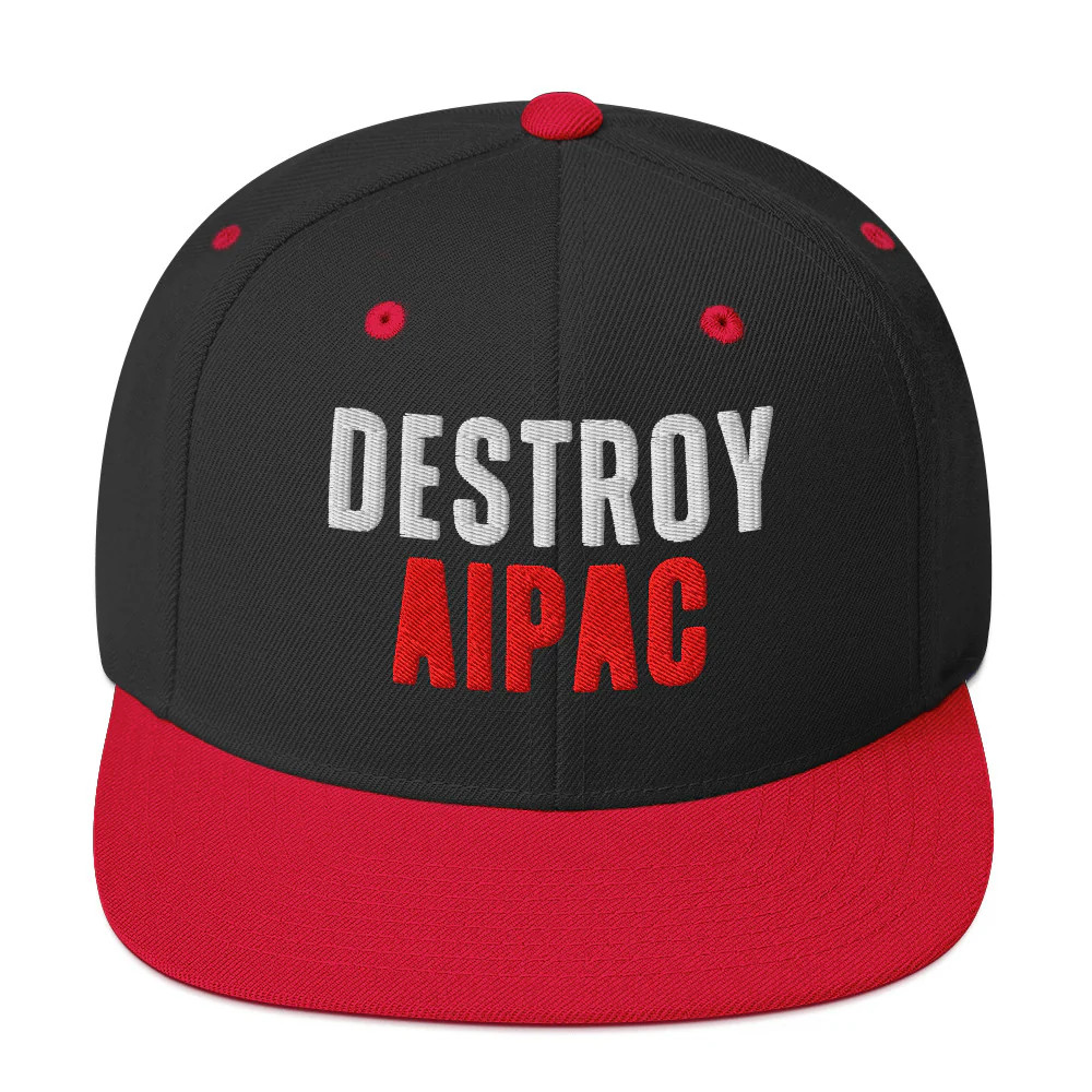 Destroy AIPAC Snapback Hat