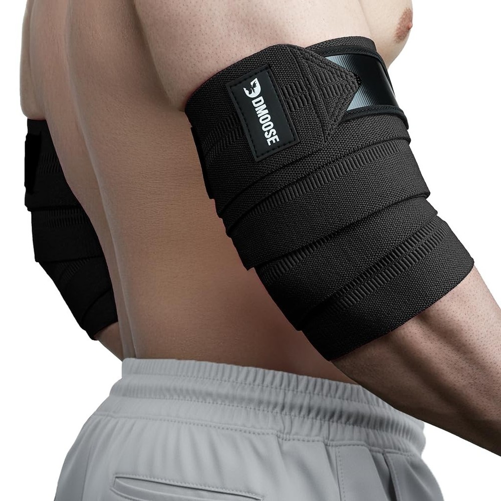 Adjustable Elbow Wraps for Weightlifting - Compression Sleeves for Joint Support