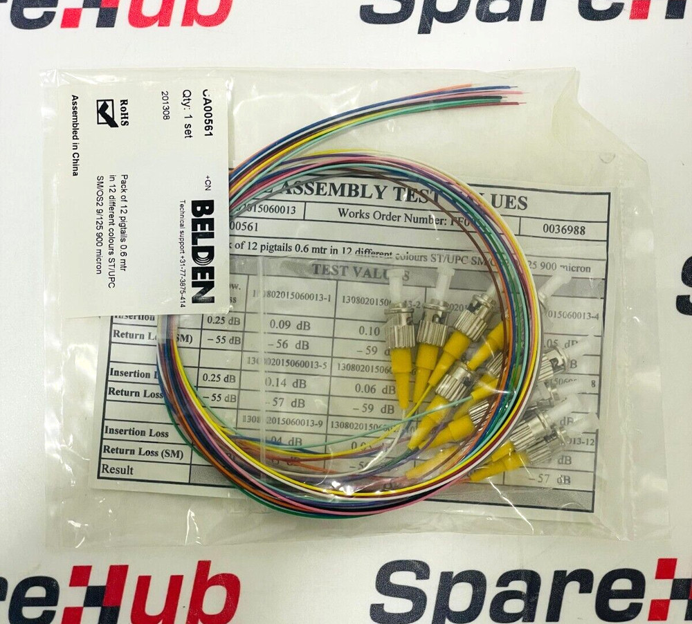 BELDEN CA00561 Cable Assembly Test Values (3 Pcs In Lot)
