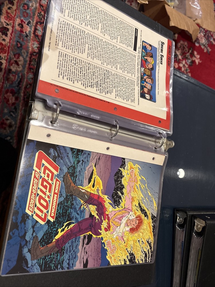 Comic Book Bio Binder