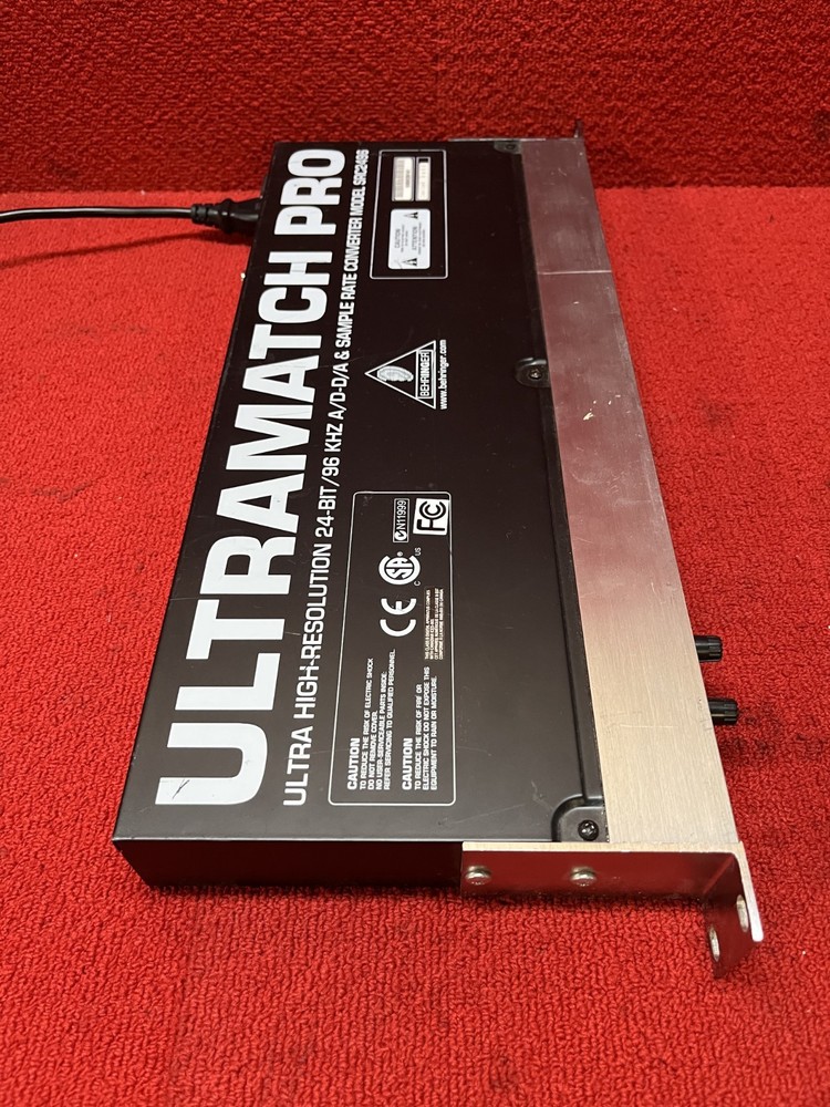 Used Behringer Ultramatch Pro SRC2496 AD/DA Sample Rate Converter Good Condition