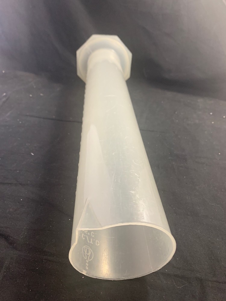 NALGENE Plastic 2000mL Polypropylene Hexagon Base Graduated Cylinder 1/Pack