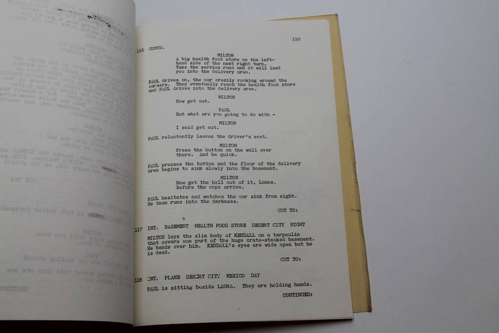 EMPEROR ON ICE / Anthony Masters 1970's Unproduced Screenplay