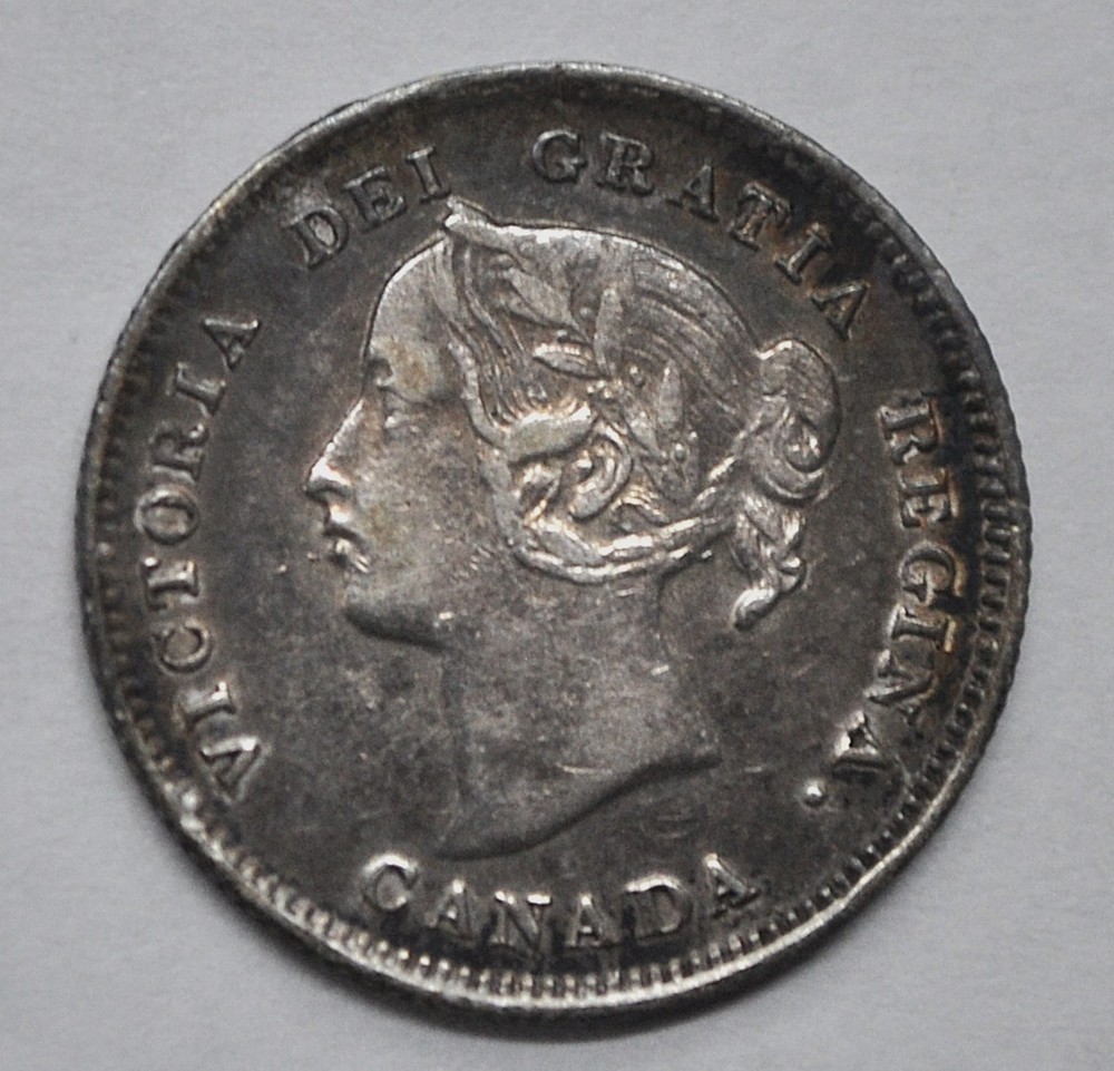 1898 Canada 5 cents