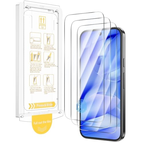 for Googel Pixel 9a Screen Protector [3 Pack], Easy & Fast Installation with