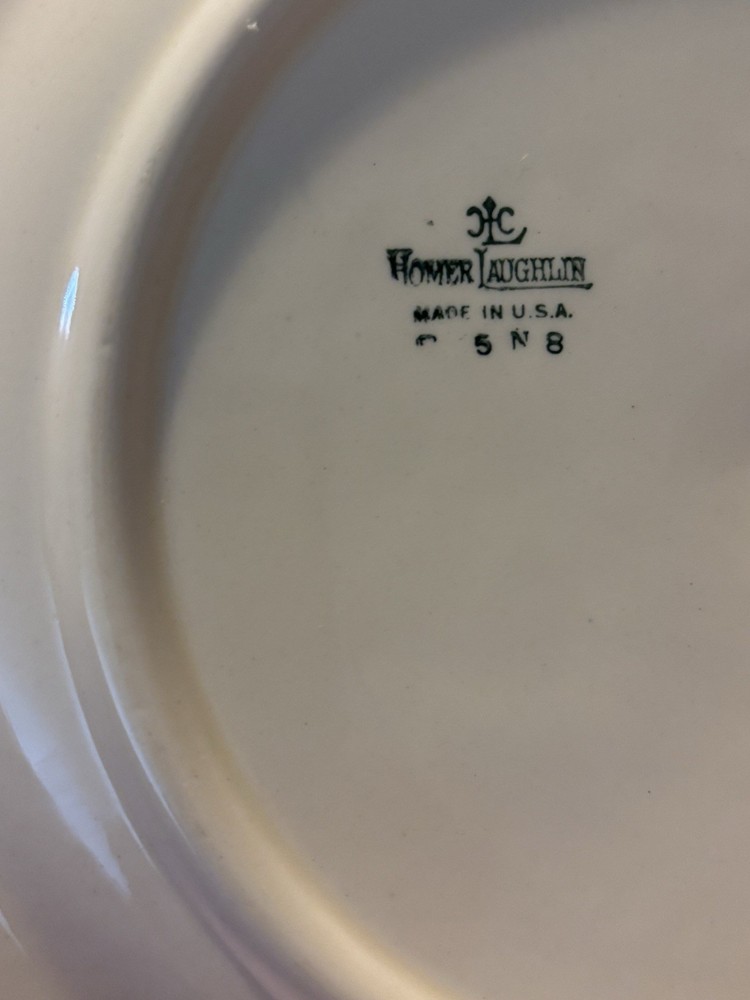 Homer Laughlin 1930’s Eggshell Marigold Theme Dinnerware