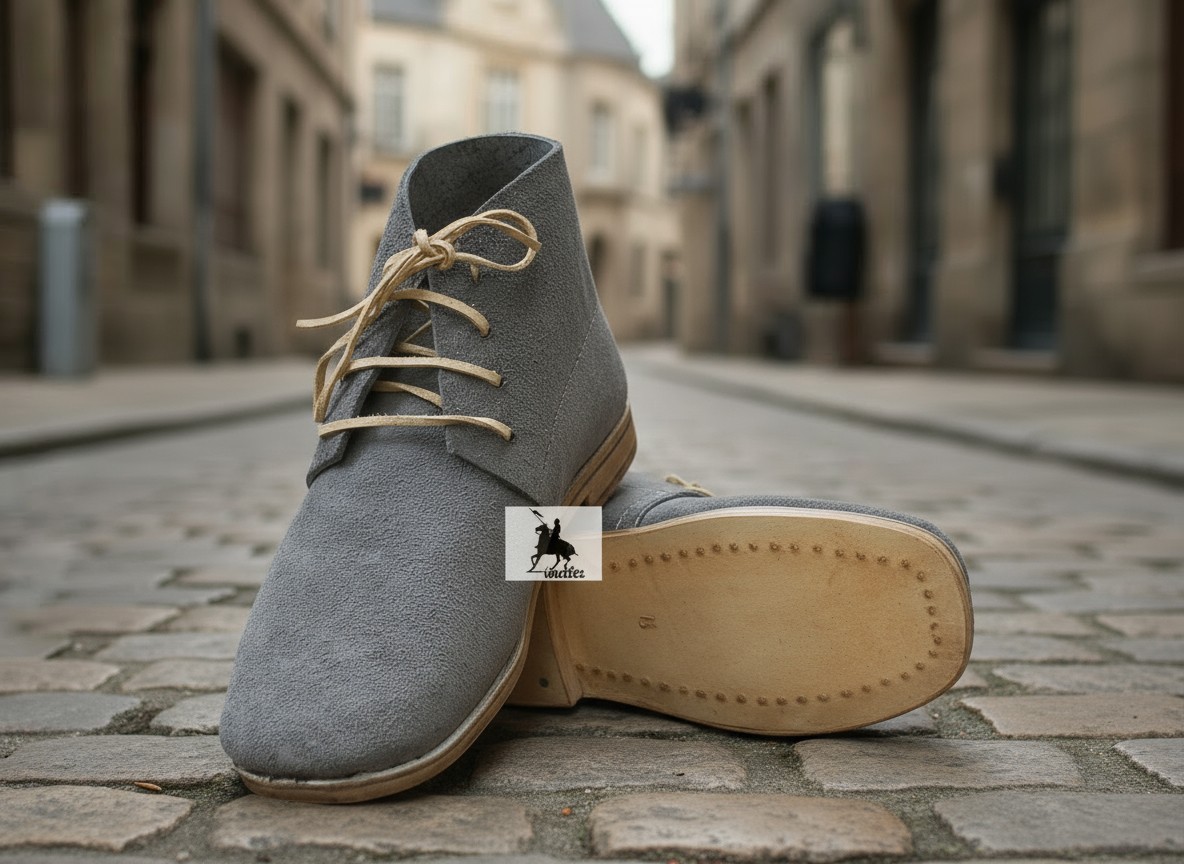 BROGAN CIVIL WAR ROUGH SIDE LEATHER HANDMADE US SIZE 5 TO 15