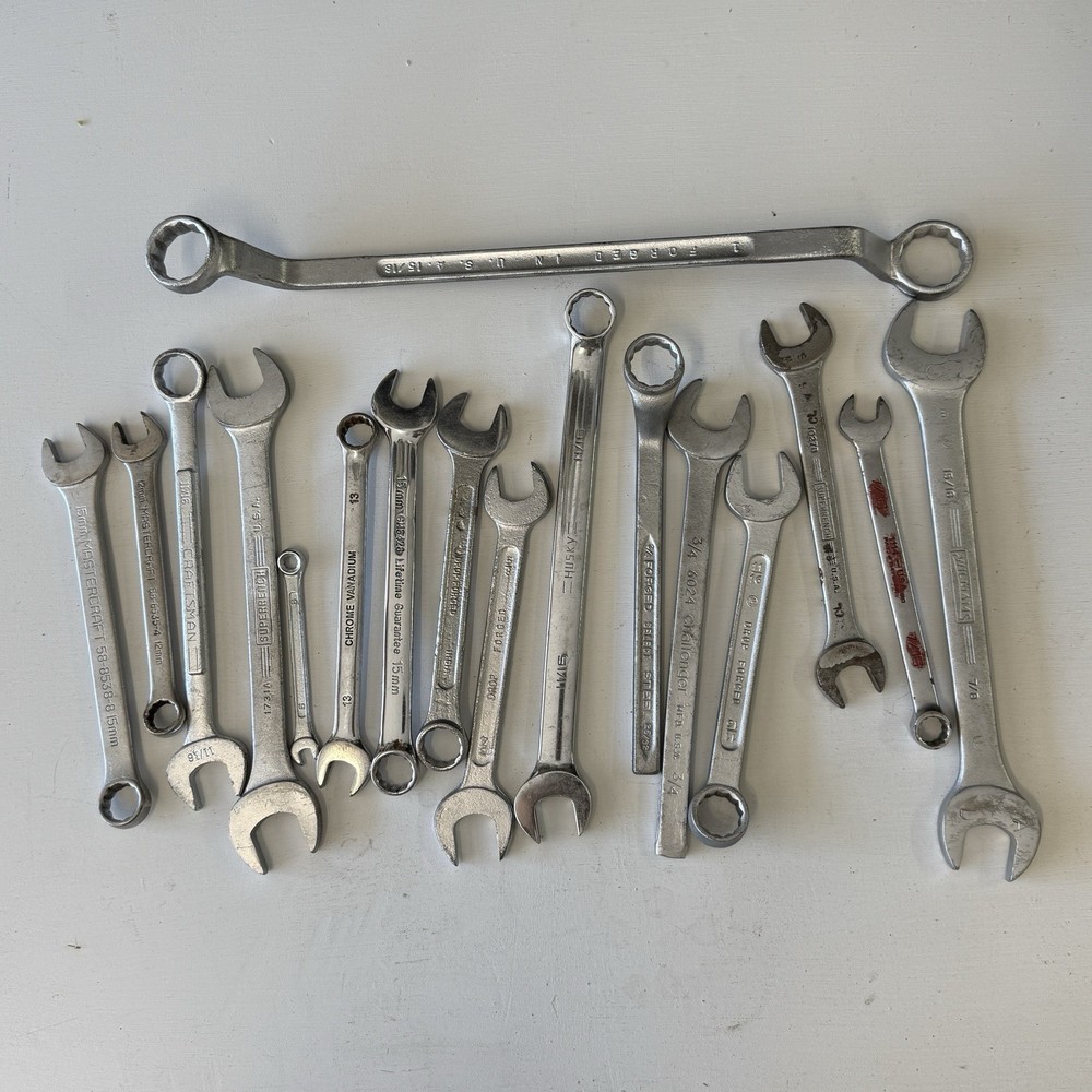 Random Mixed Wrench Tools Lot - Mostly Vintage - See Pics