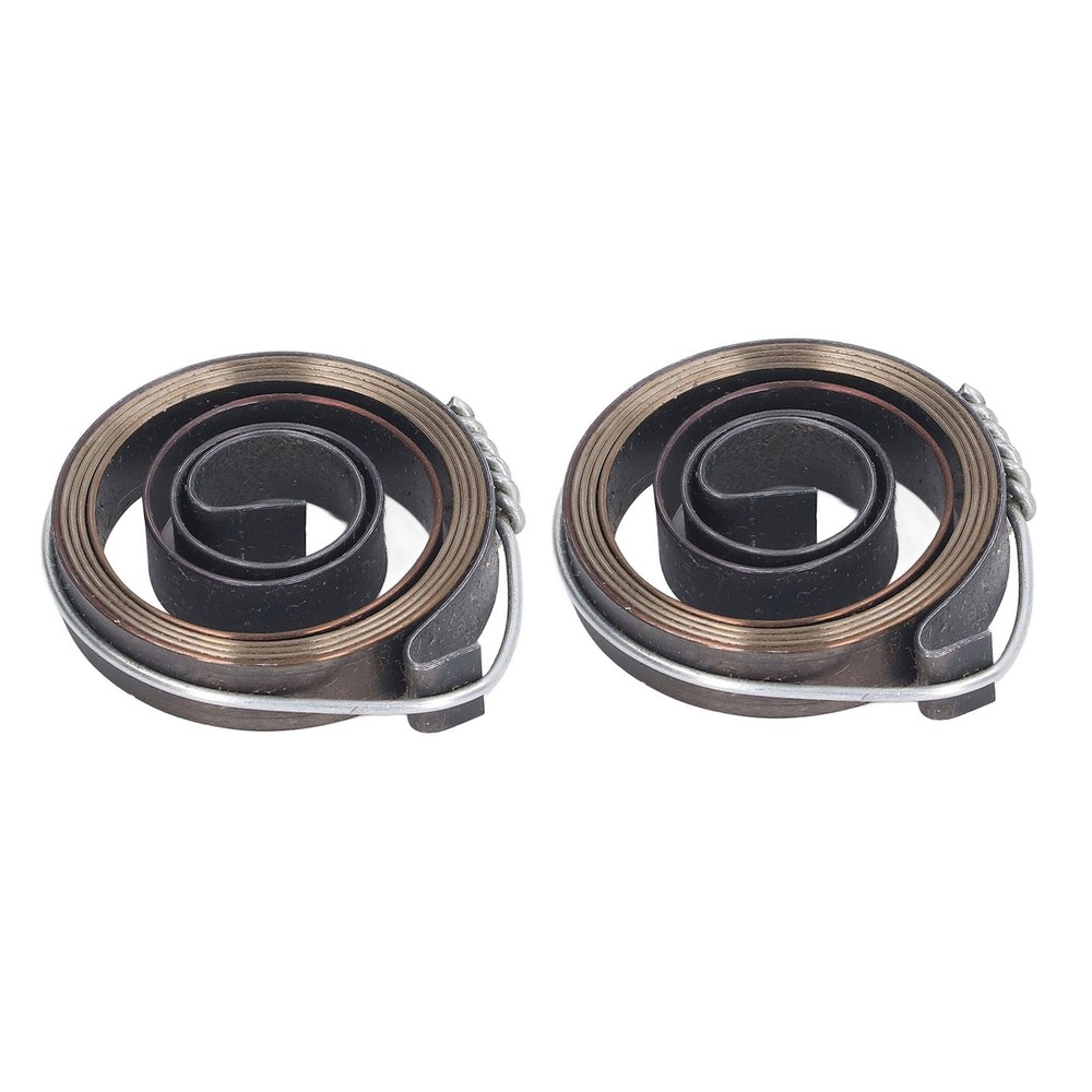 2Pcs Drill Press Spring Quill Feed Return Coil 8mm Width 35mm Outer Diameter