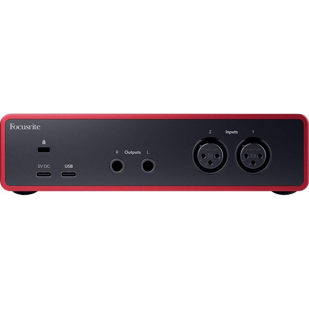 Focusrite Scarlett 2i2 Studio USB-C Audio Interface with Microphone and Headphon