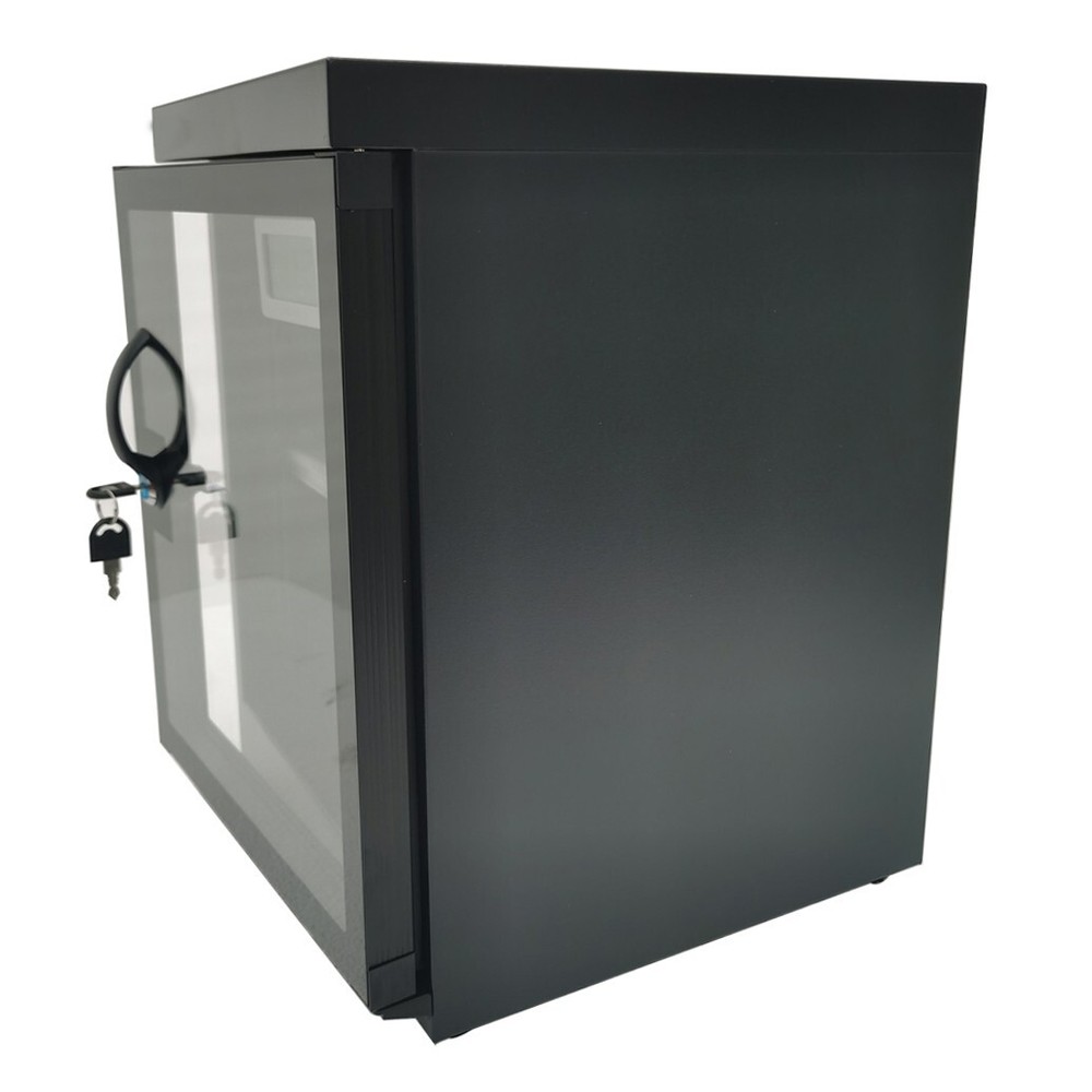 30L Digital Display Camera Dehumidify Storage Cabinet with Lock & Keys Two Layer